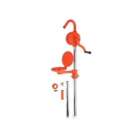 Wesco Iron Rotary Hand Drum Pump with Drip Pan DRM1310